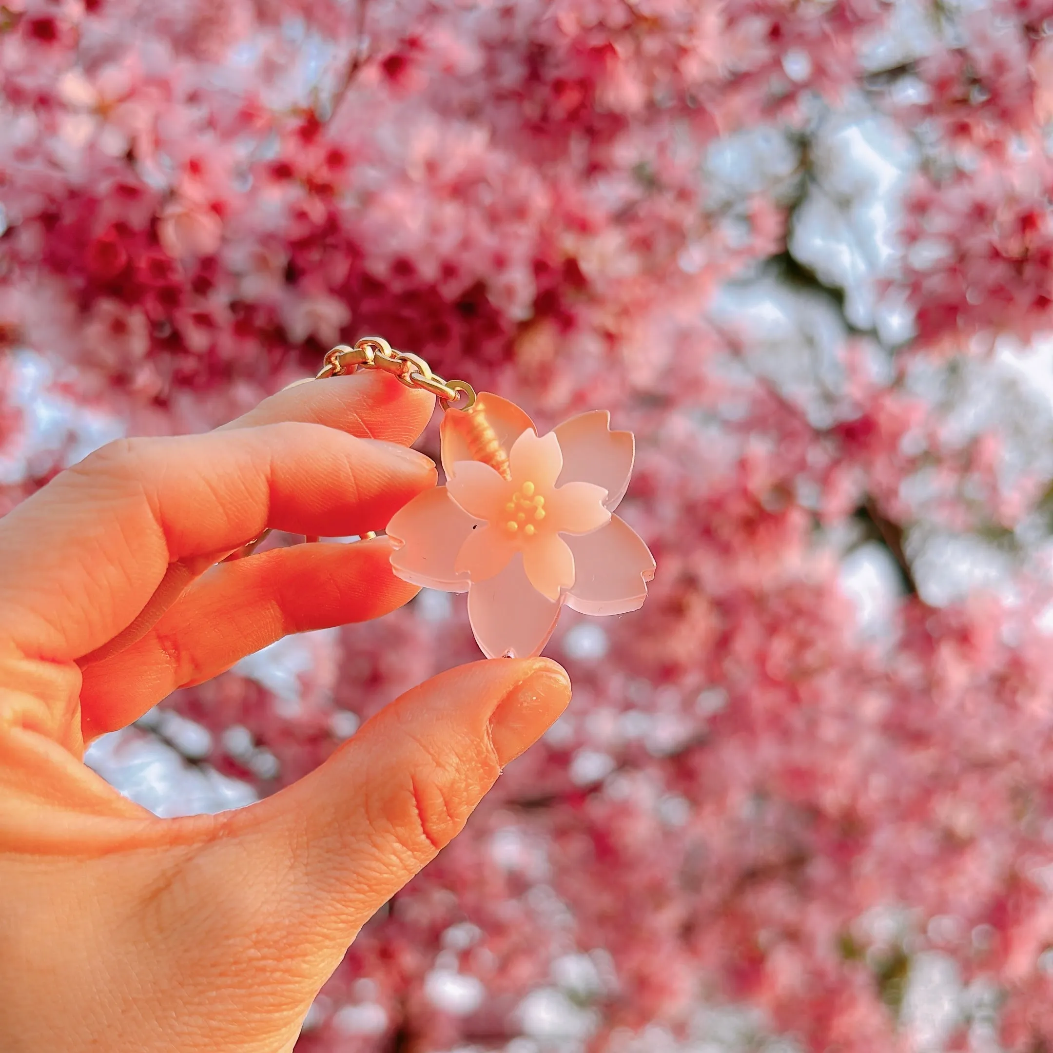 SAKURA Youkan Bag Charm【Japan Jewelry】