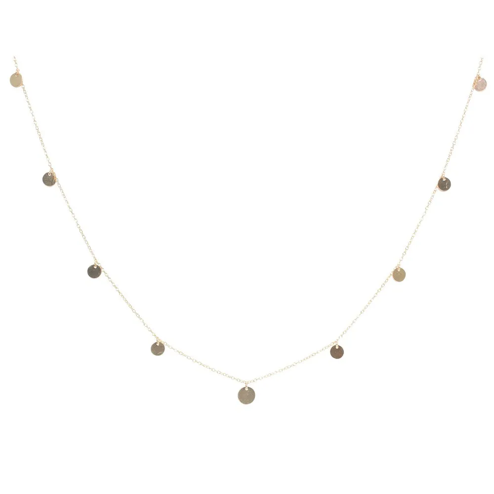 SALE - Multi Discs Long Necklace