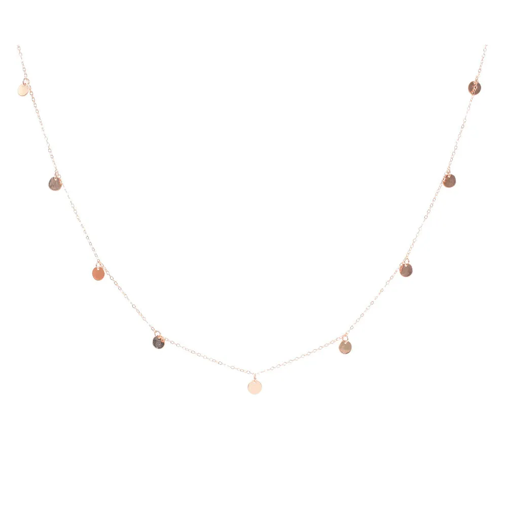 SALE - Multi Discs Long Necklace