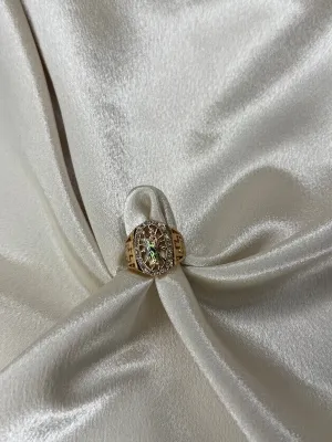 San Judas Ring With Diamons