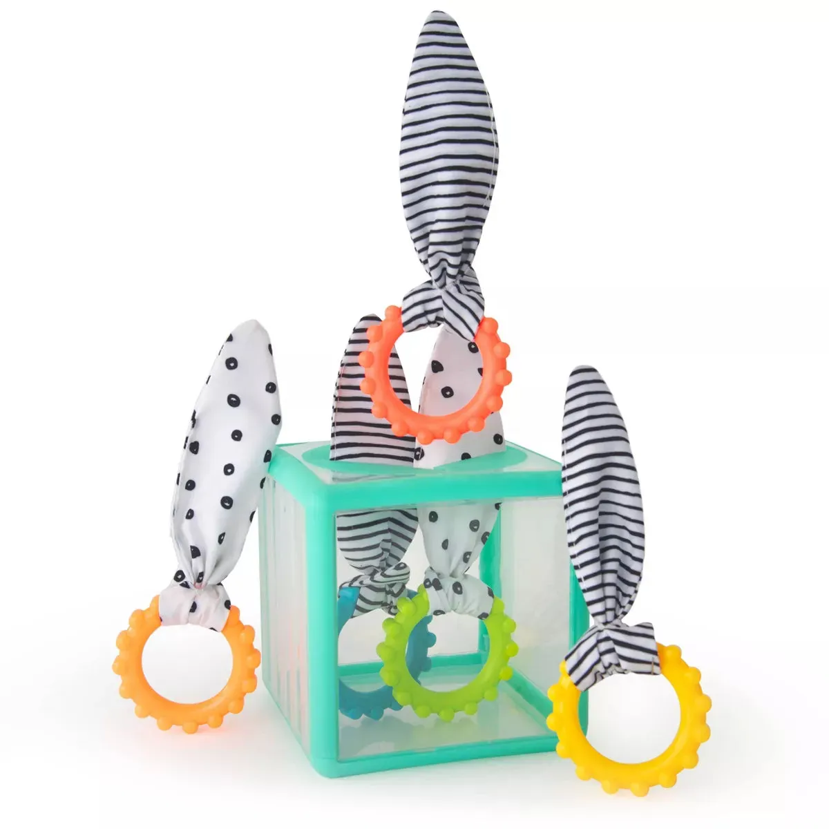 Sassy Baby Rainbow Ring Drop Stacking Toy
