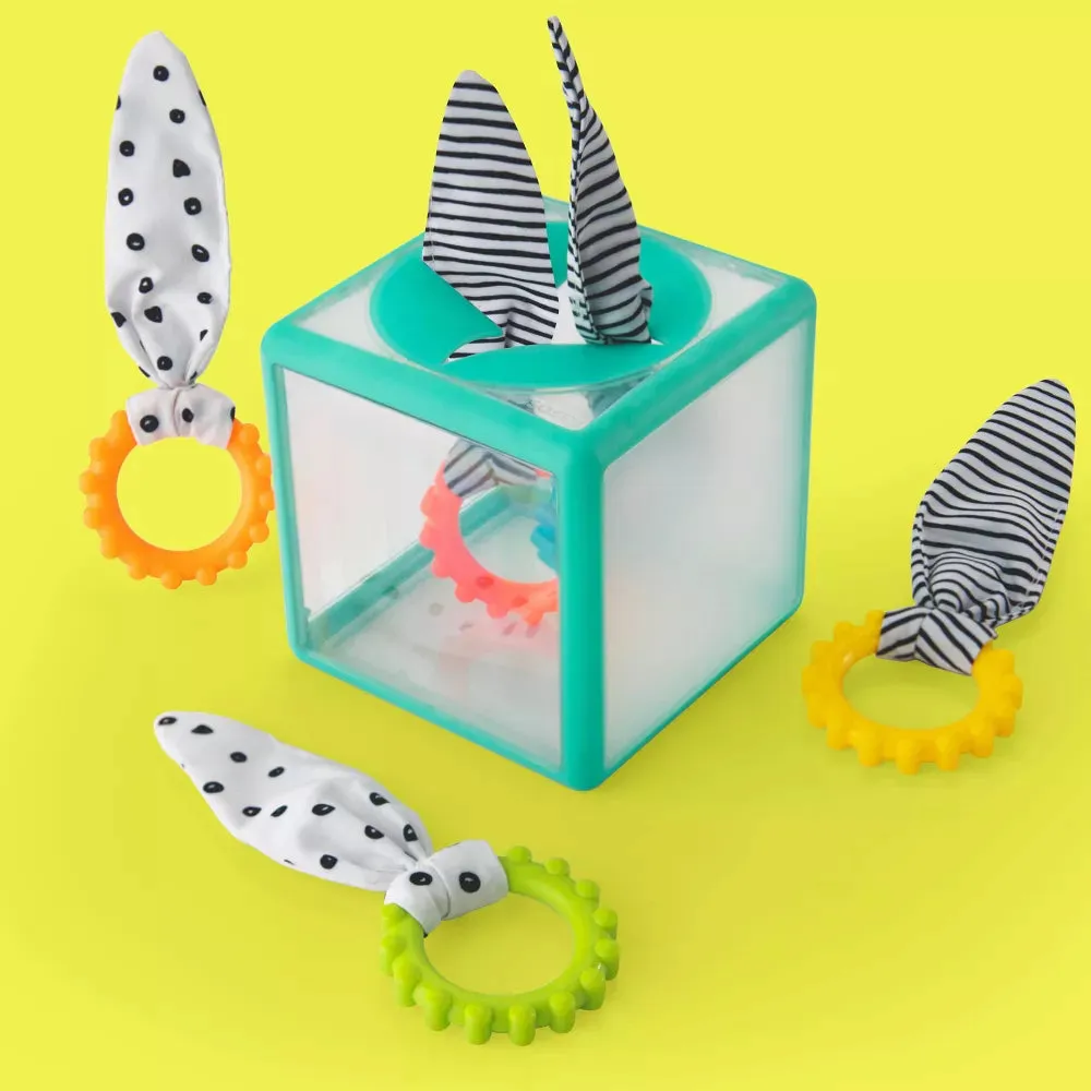 Sassy Baby Rainbow Ring Drop Stacking Toy