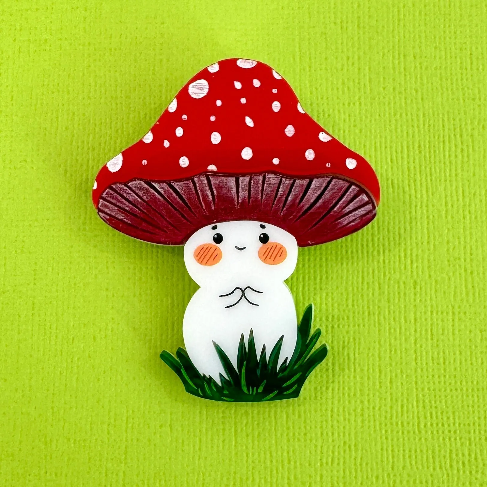 Scarlet Spore - Brooch - Set of 2