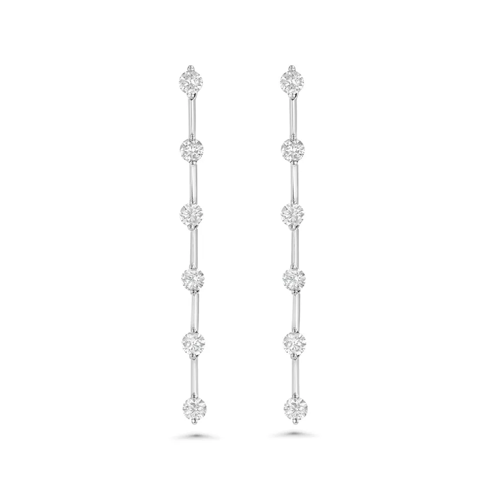 Scintillate Linear Earrings WG