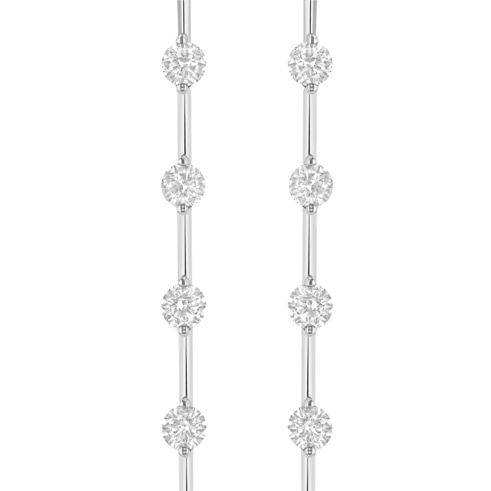 Scintillate Linear Earrings WG