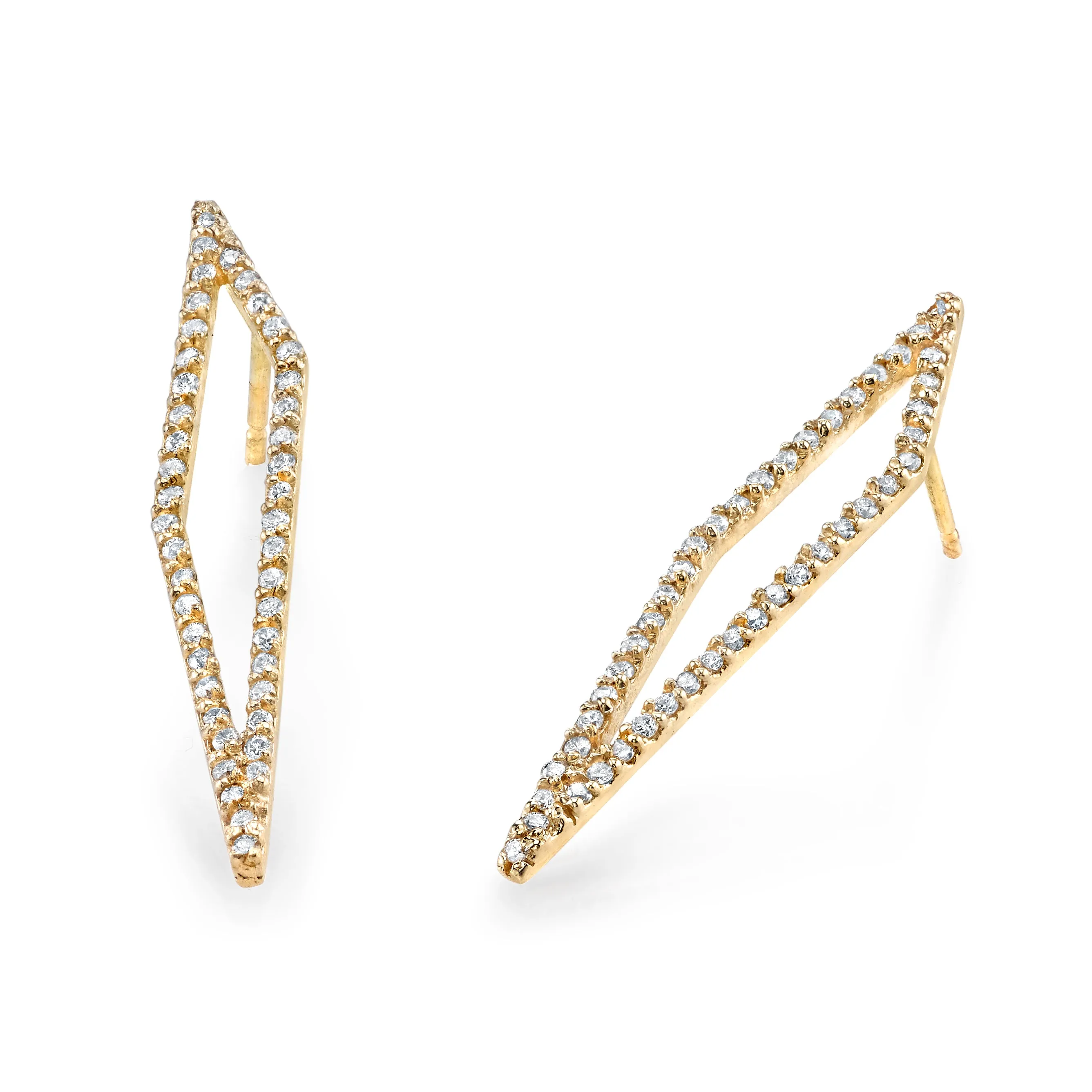 SHARDS v.01 DIAMOND STUD EARRINGS