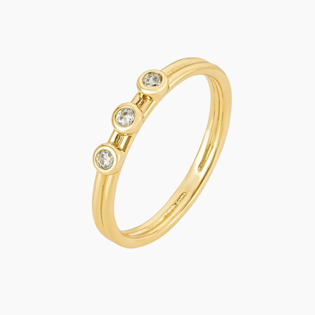 Shiloh Triple Stone Ring