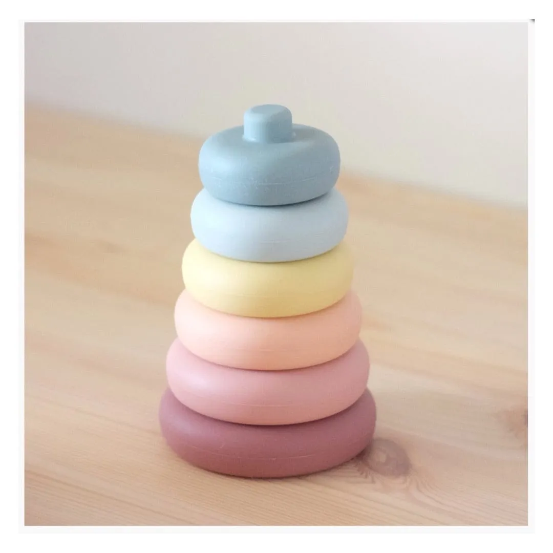 Silicone Stacking Tower Rings