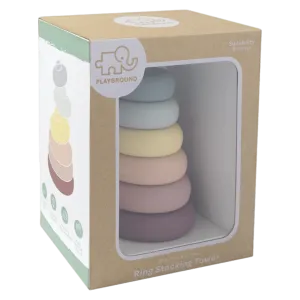 Silicone Stacking Tower Rings