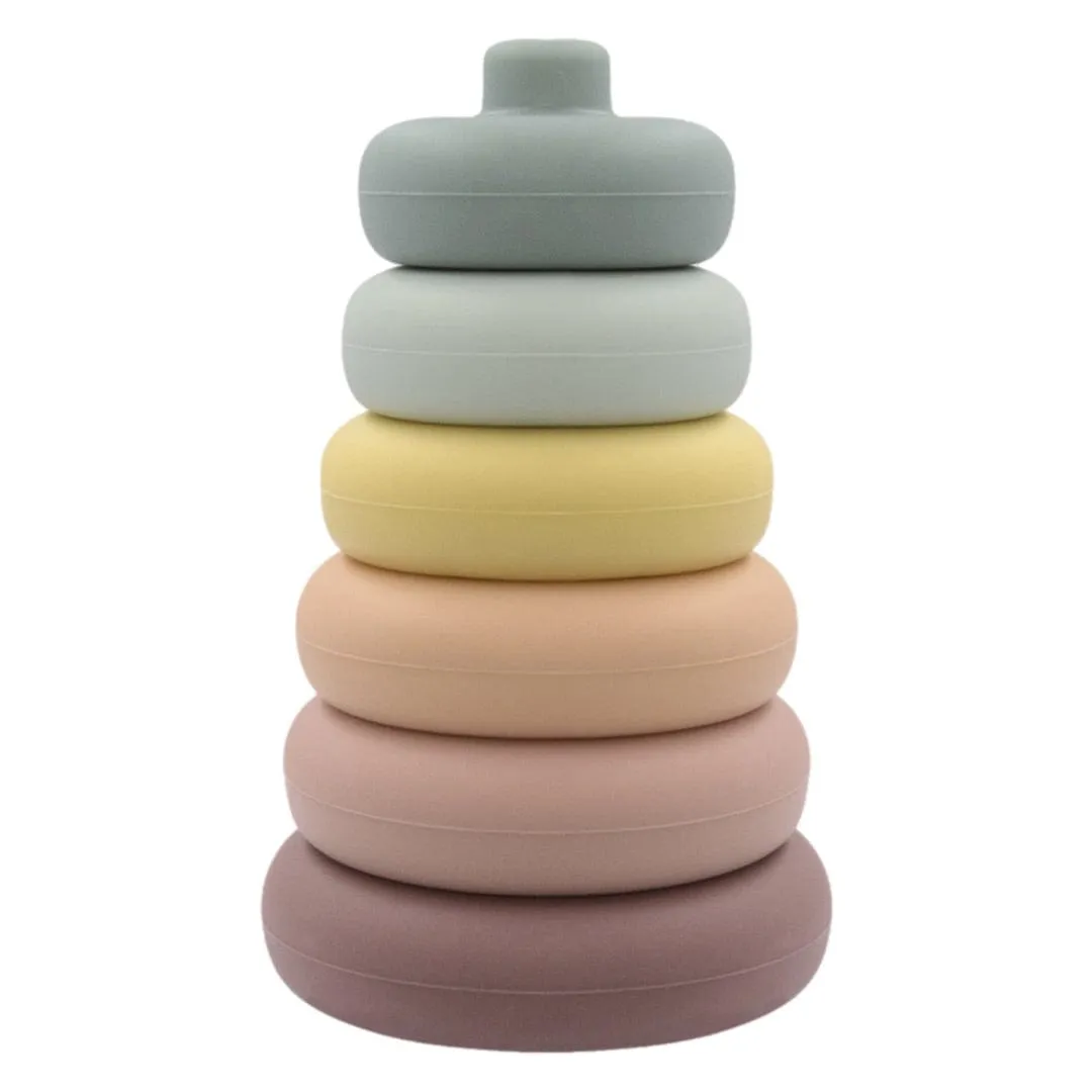 Silicone Stacking Tower Rings