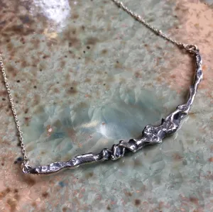 Silver Minimalist Necklace - Lily.