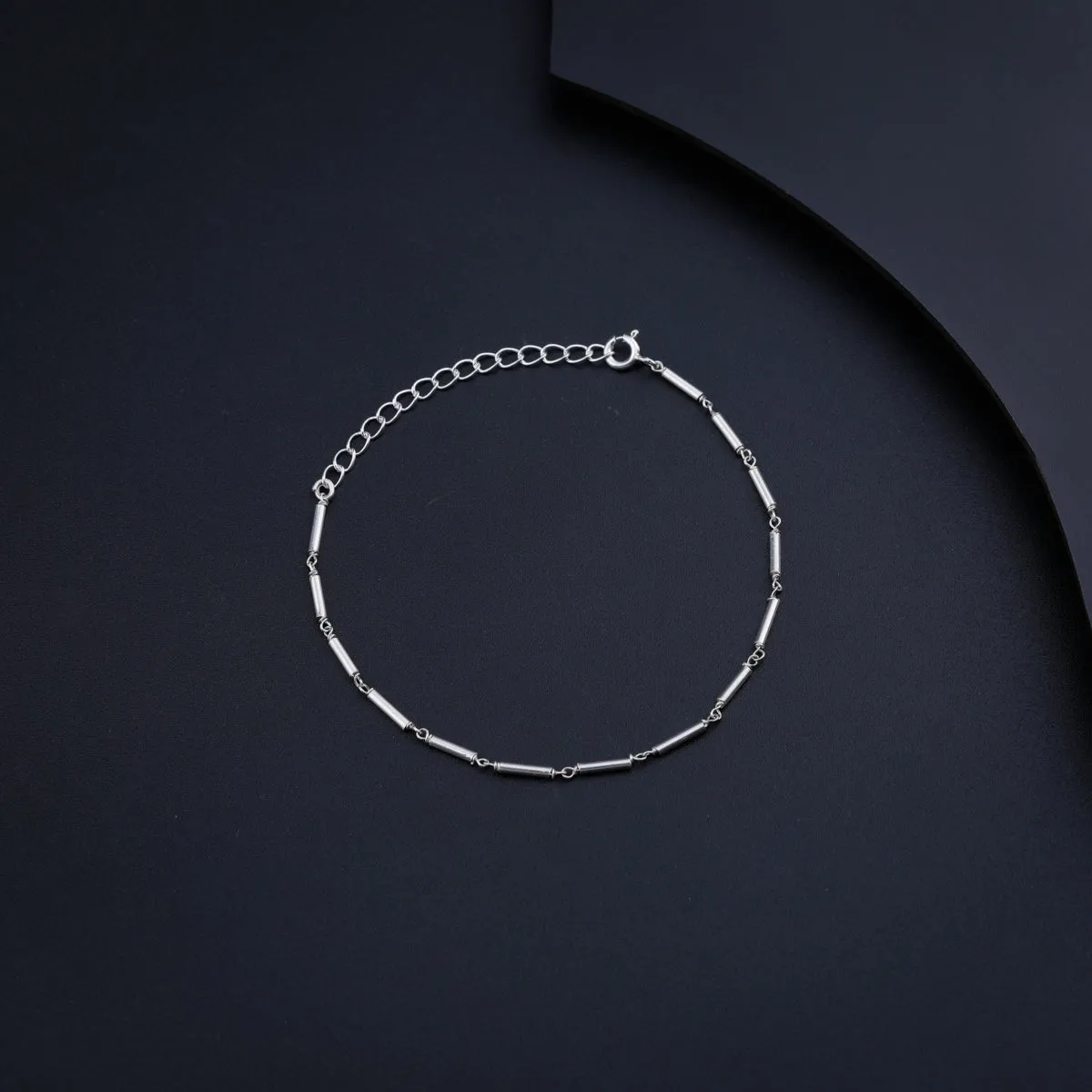 Silver Pipe Bracelet