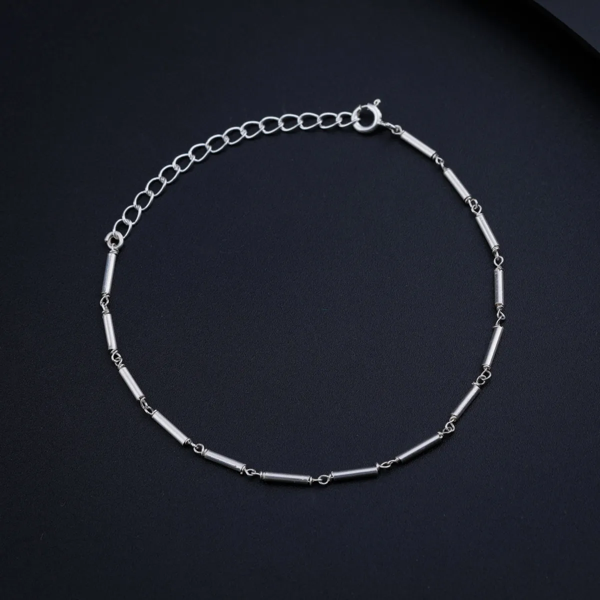 Silver Pipe Bracelet