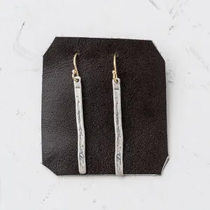 Silver Stick Earrings