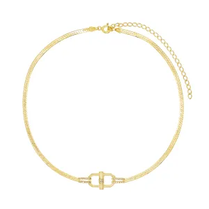 Snake Chain Toggle Bracelet