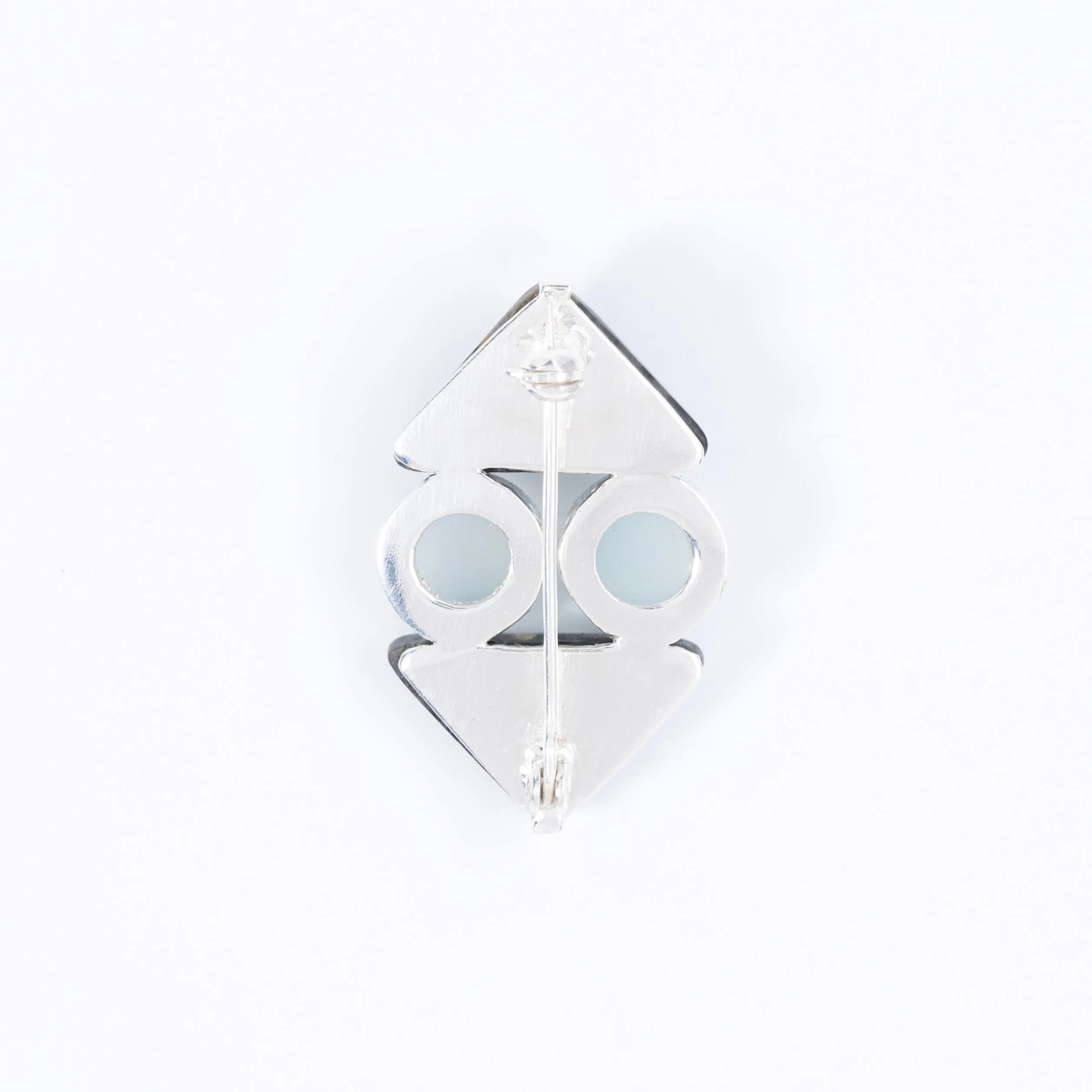 Snowflake Obsidian Frost Brooch