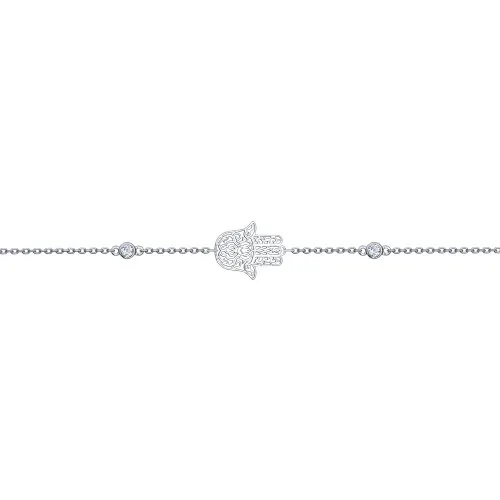 SOKOLOV - Hamsa 925 Silver Bracelet With Phianites
