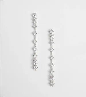 Sophisticated Taste Cubic Zirconia Earrings