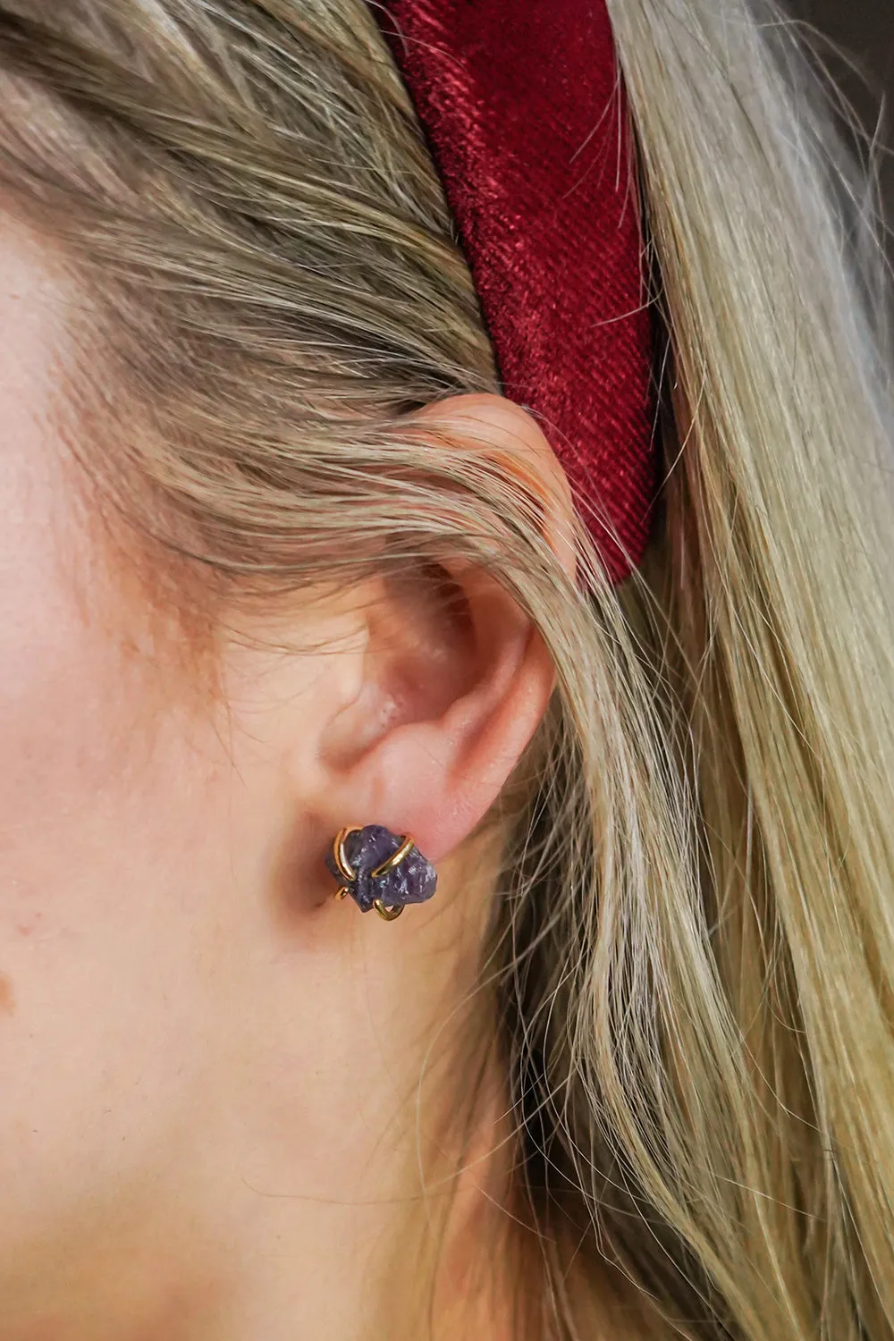 Soul Stones Amethyst Earrings