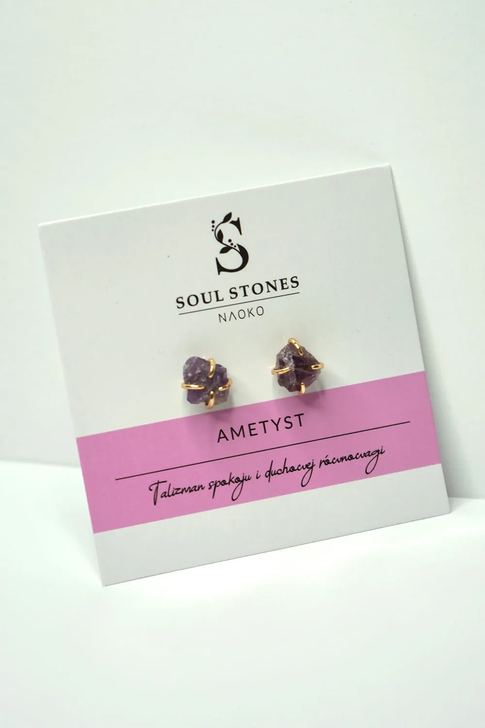 Soul Stones Amethyst Earrings