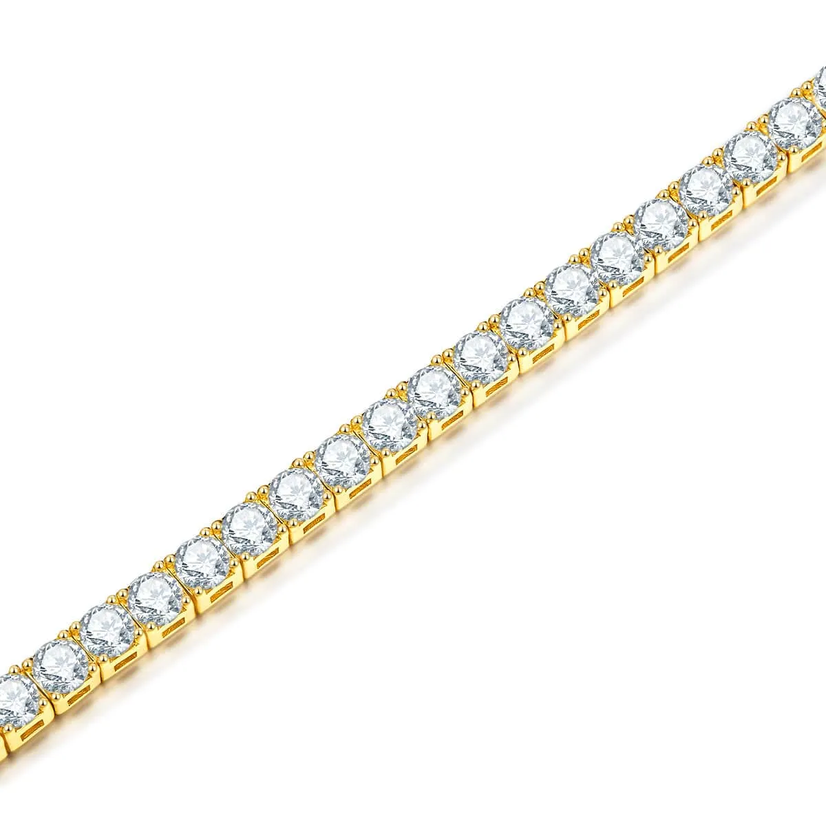 Sparkle Gold Tennis Chain Necklace