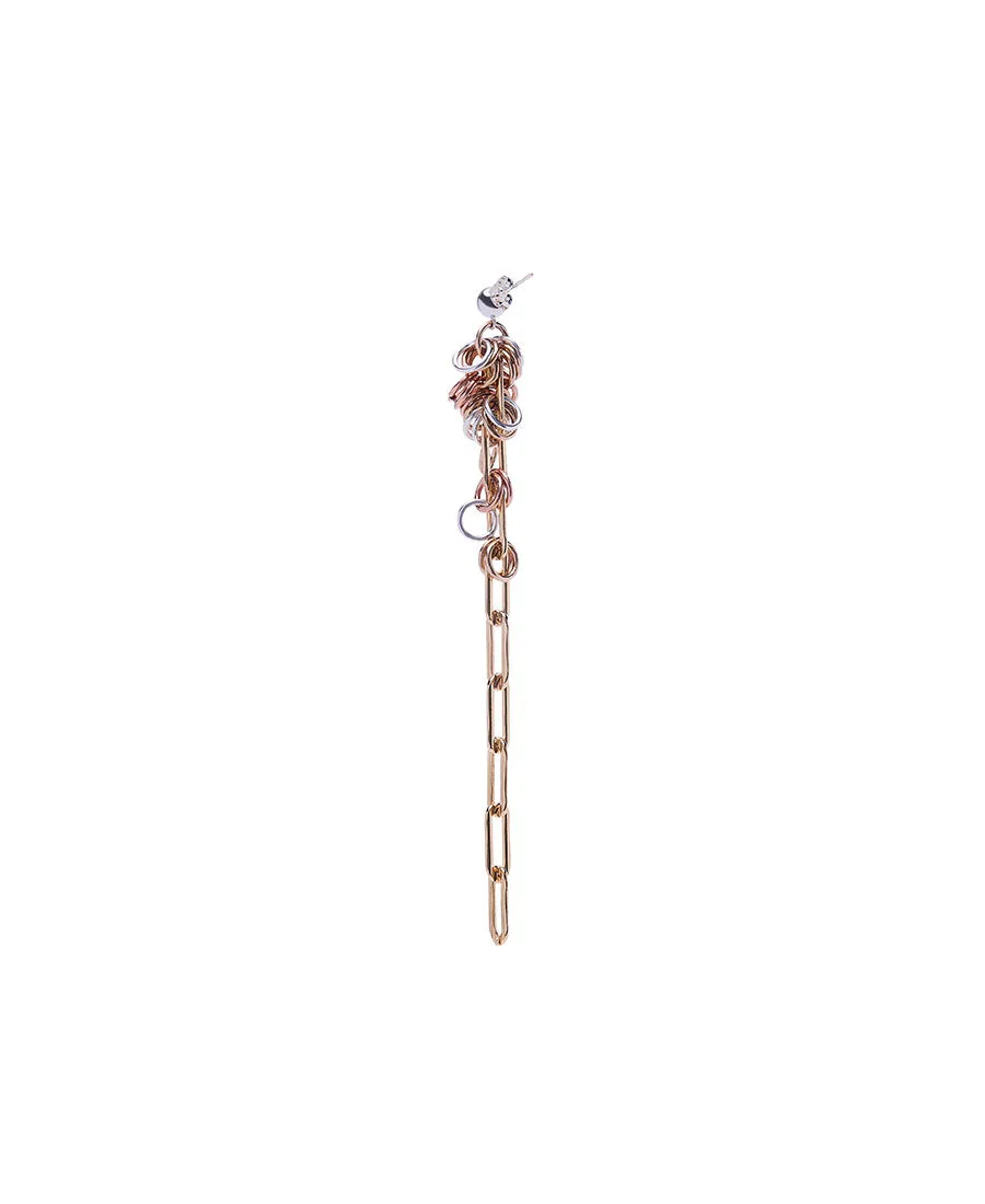 Splatter drop earring