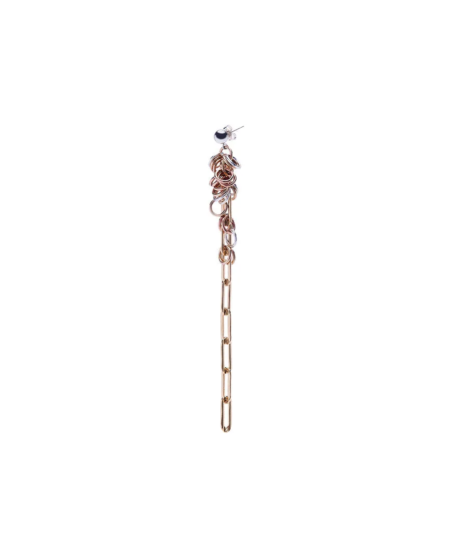 Splatter drop earring