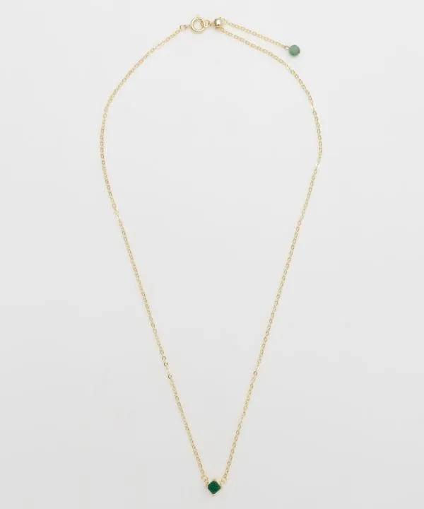 Square Cut Aventurine Necklace