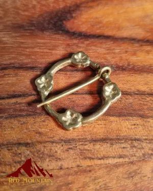 Squared 4 Flower Brooch 1320-1480AD
