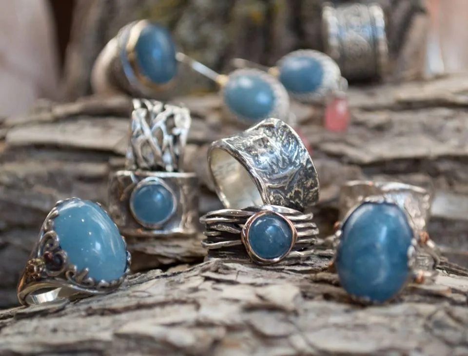 Stacking Birthstones Mothers ring - In your eyes R1606G