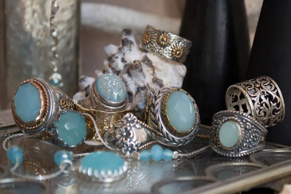 Stacking Birthstones Mothers ring - In your eyes R1606G