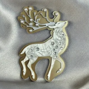 Stag - Brooch - Set of 2