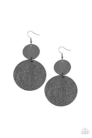 Status CYMBAL Black Paparazzi Earrings