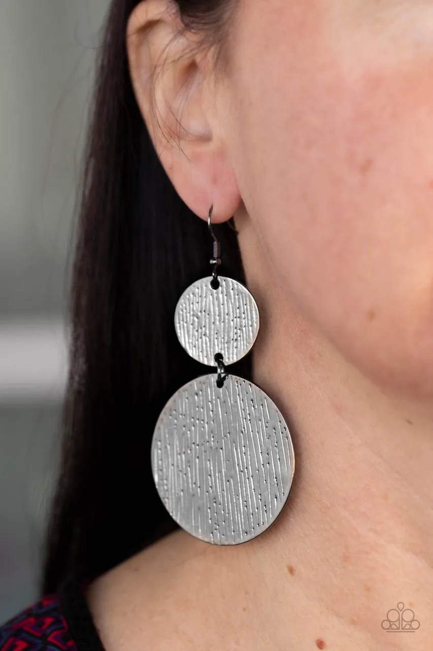 Status CYMBAL Black Paparazzi Earrings