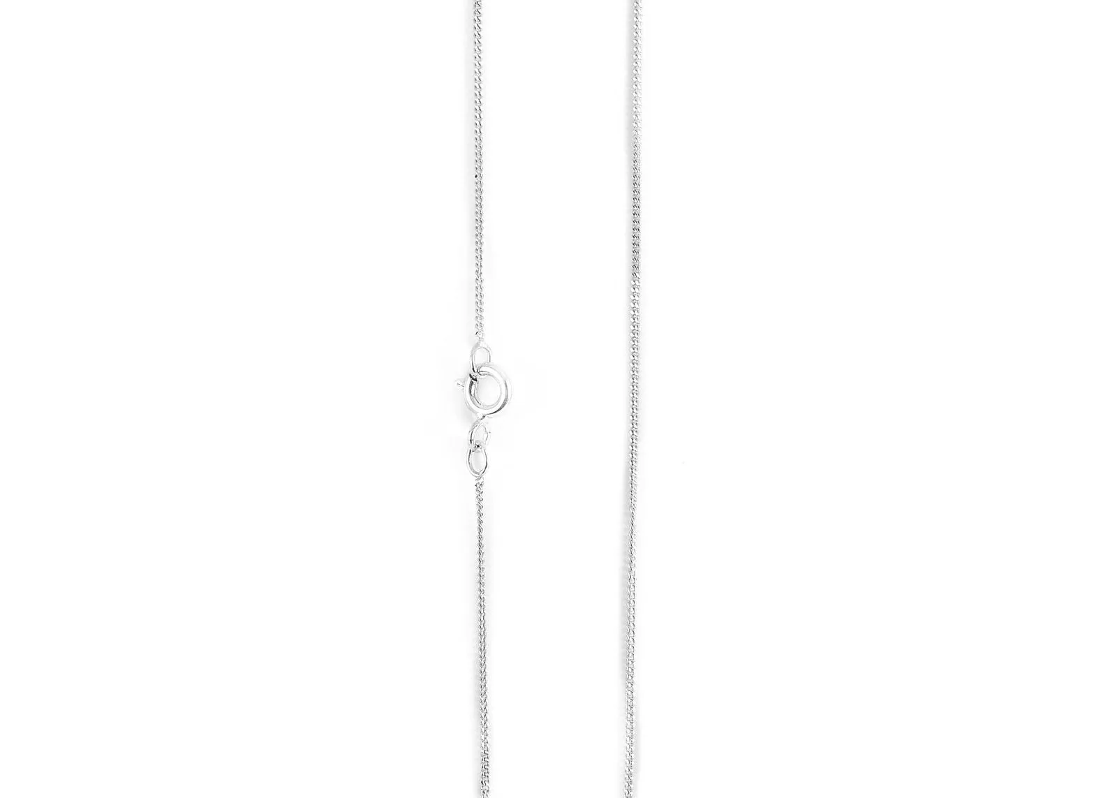 Sterling Silver & Cubic Zirconia Love Disc Circular Pendant Necklace