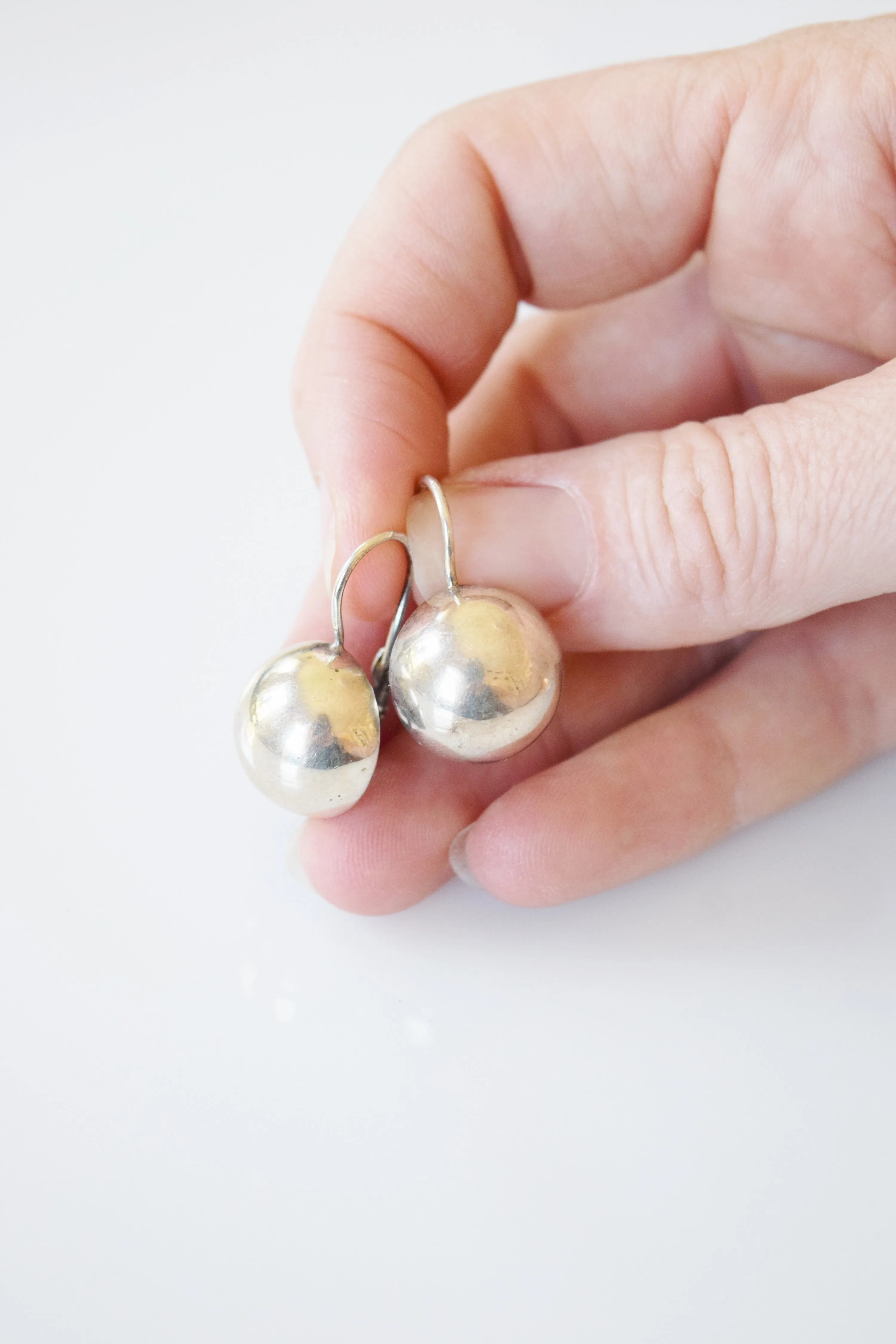 Sterling Silver Moon Earrings