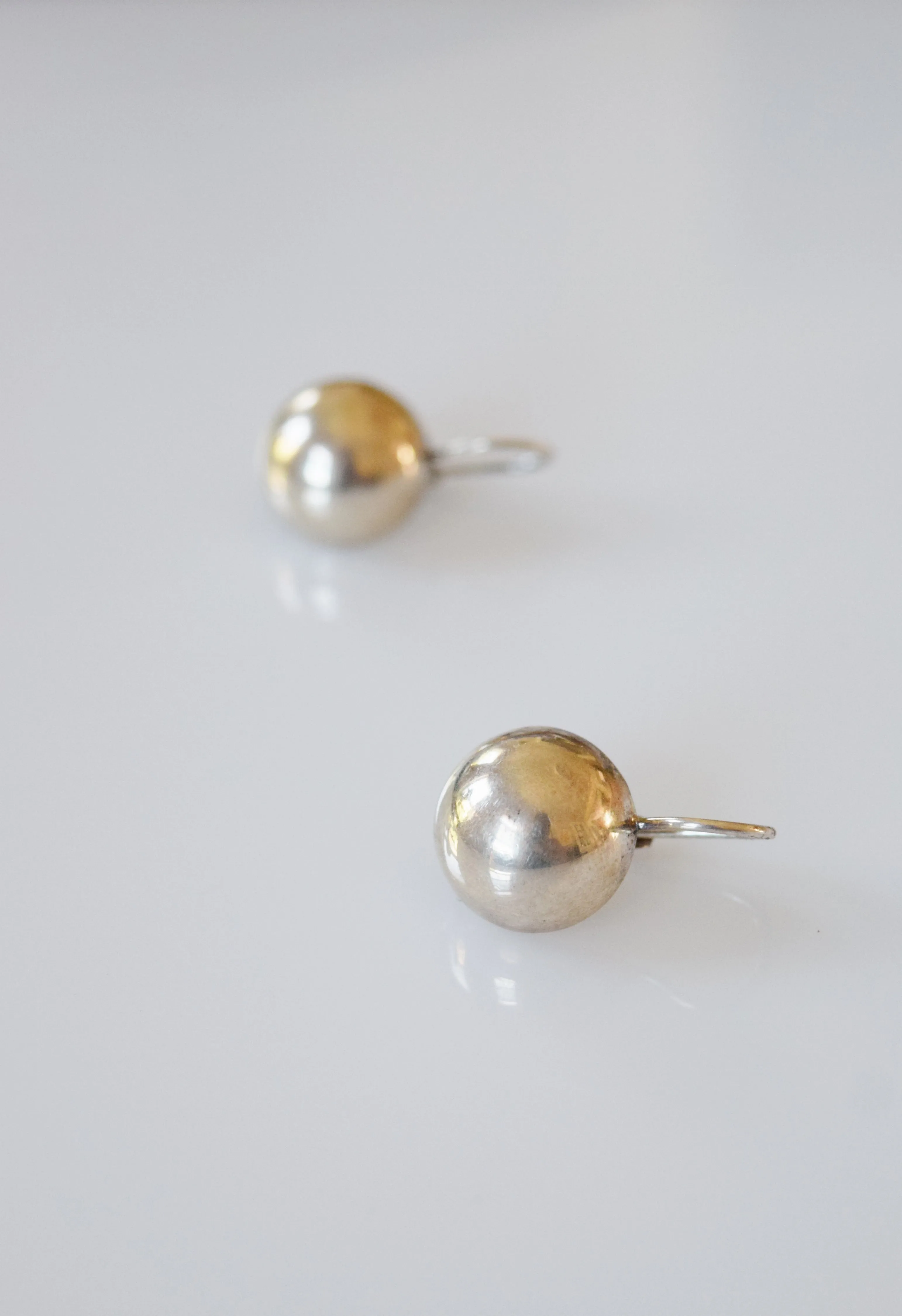 Sterling Silver Moon Earrings