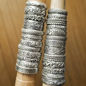 Sterling Silver Stacking Rings