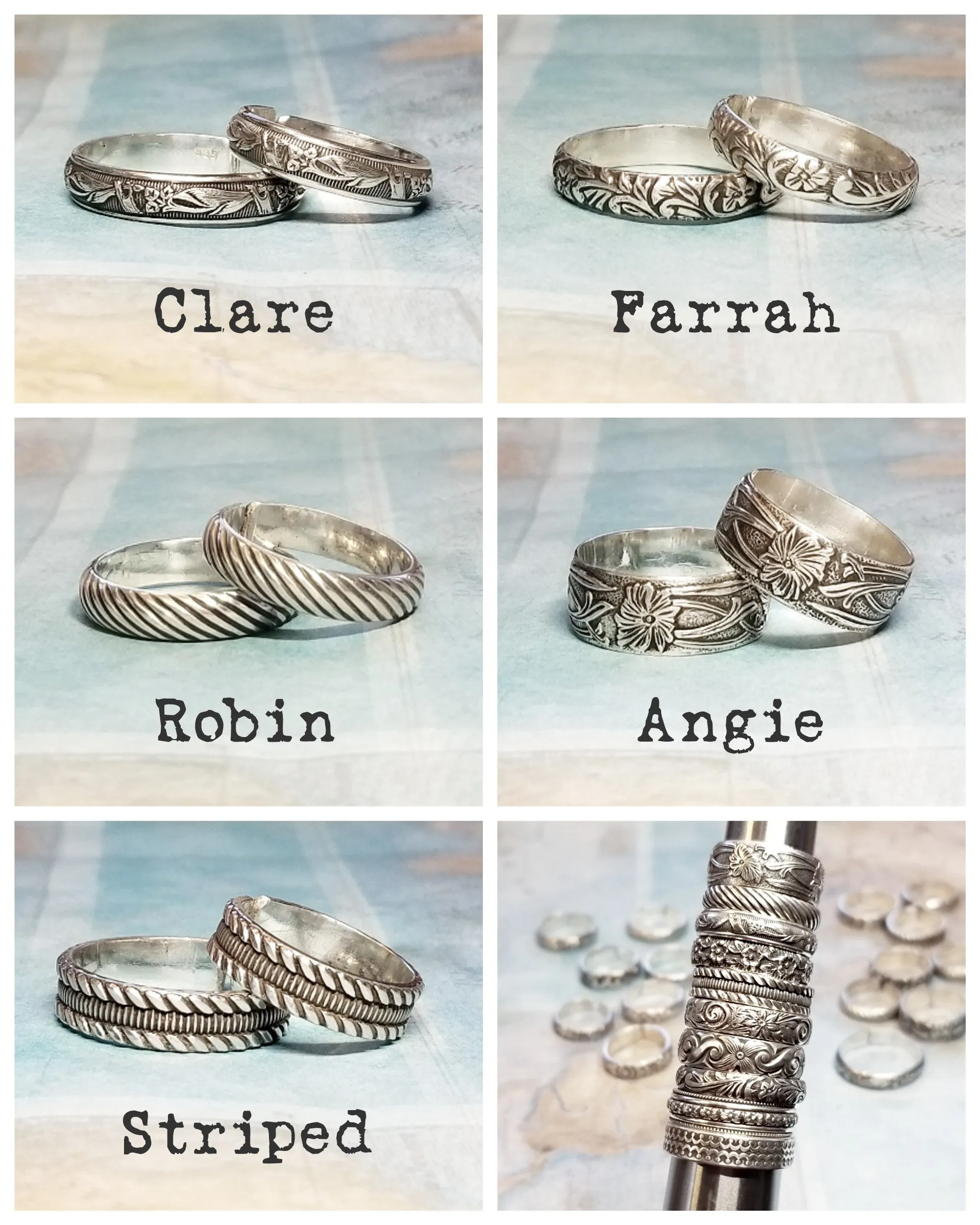 Sterling Silver Stacking Rings