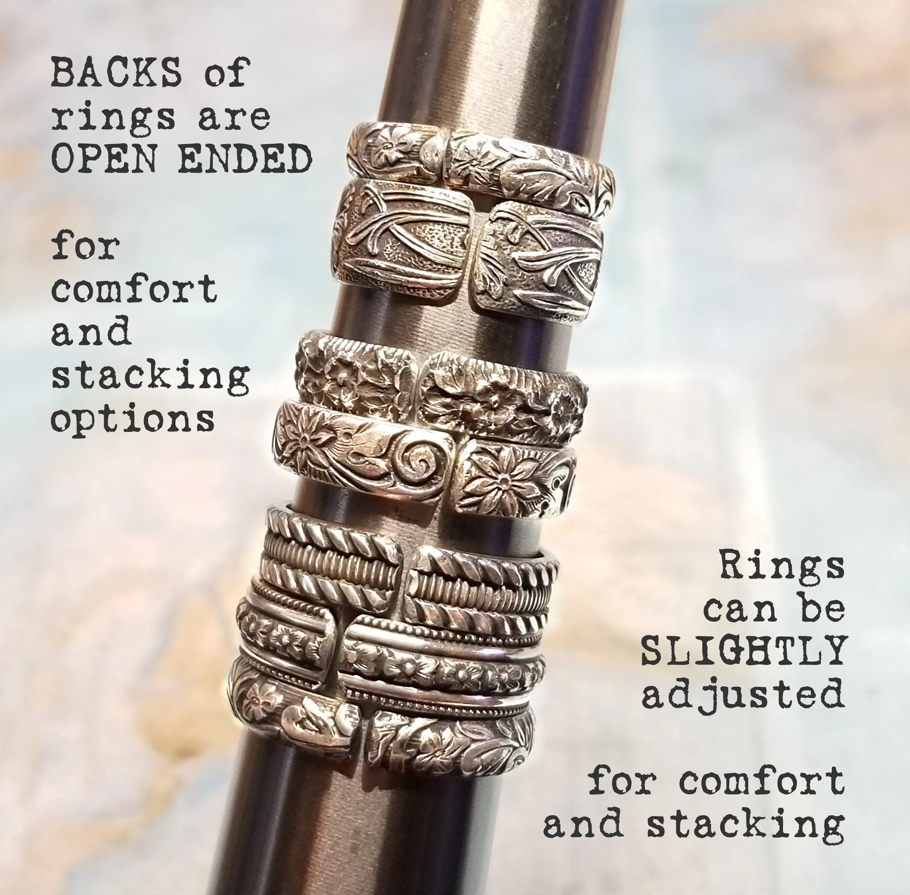 Sterling Silver Stacking Rings