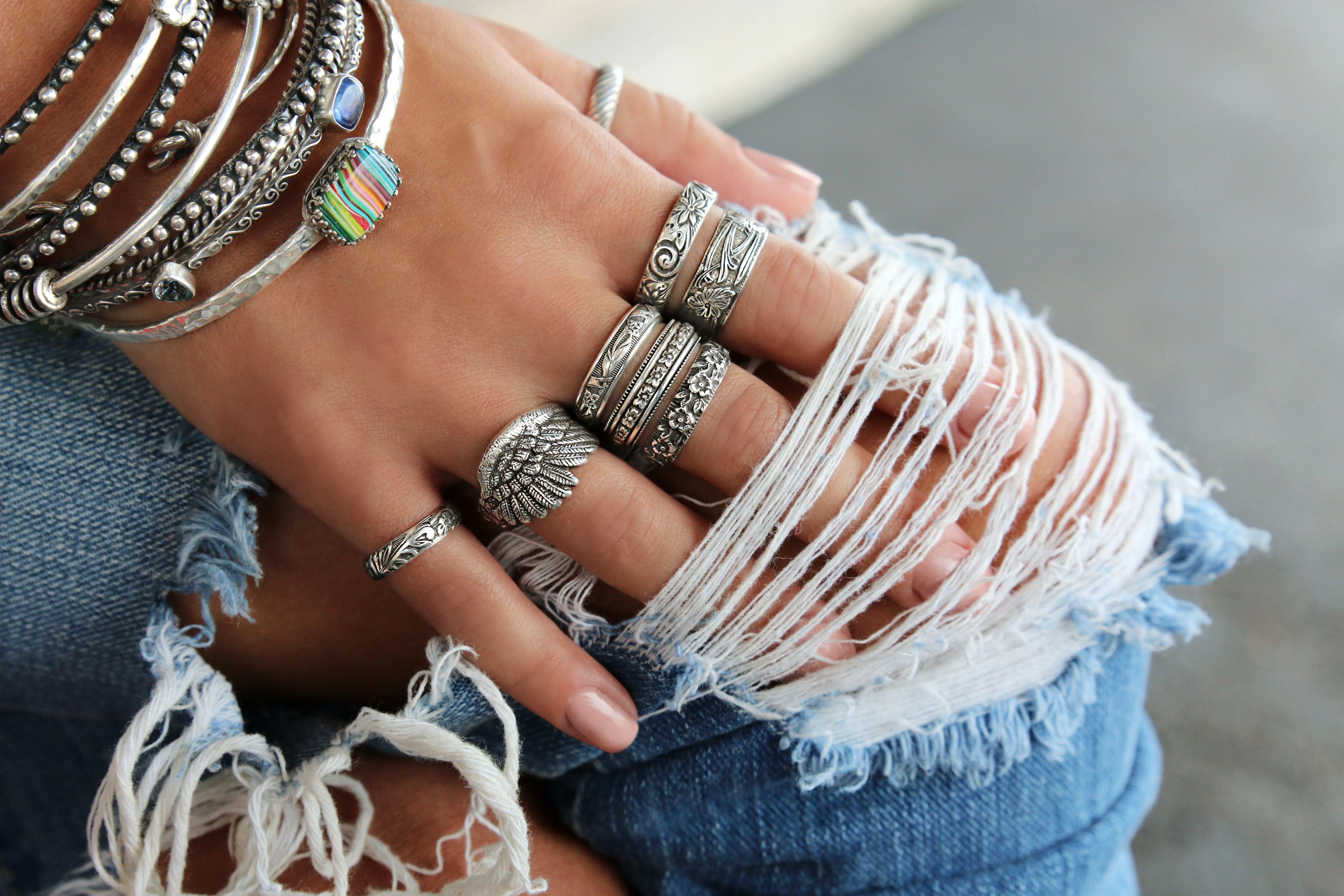 Sterling Silver Stacking Rings