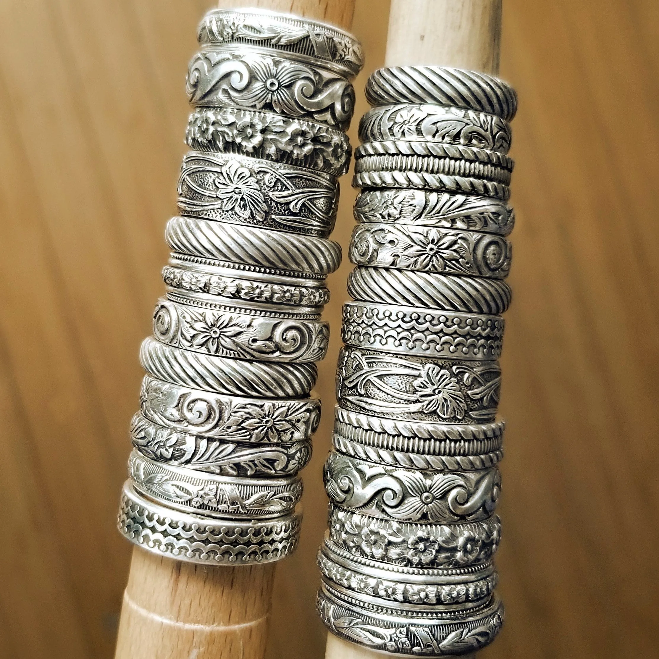 Sterling Silver Stacking Rings