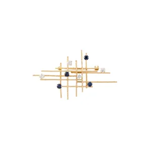 Steven Stone Geometric Brooch