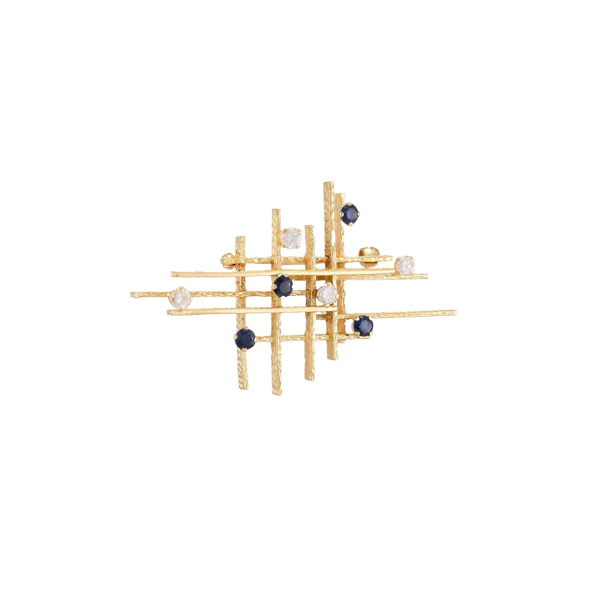 Steven Stone Geometric Brooch
