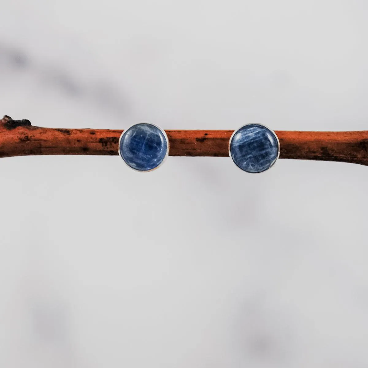 Stone Studs - sterling silver