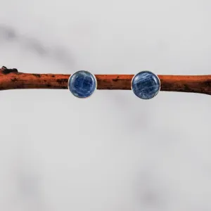 Stone Studs - sterling silver