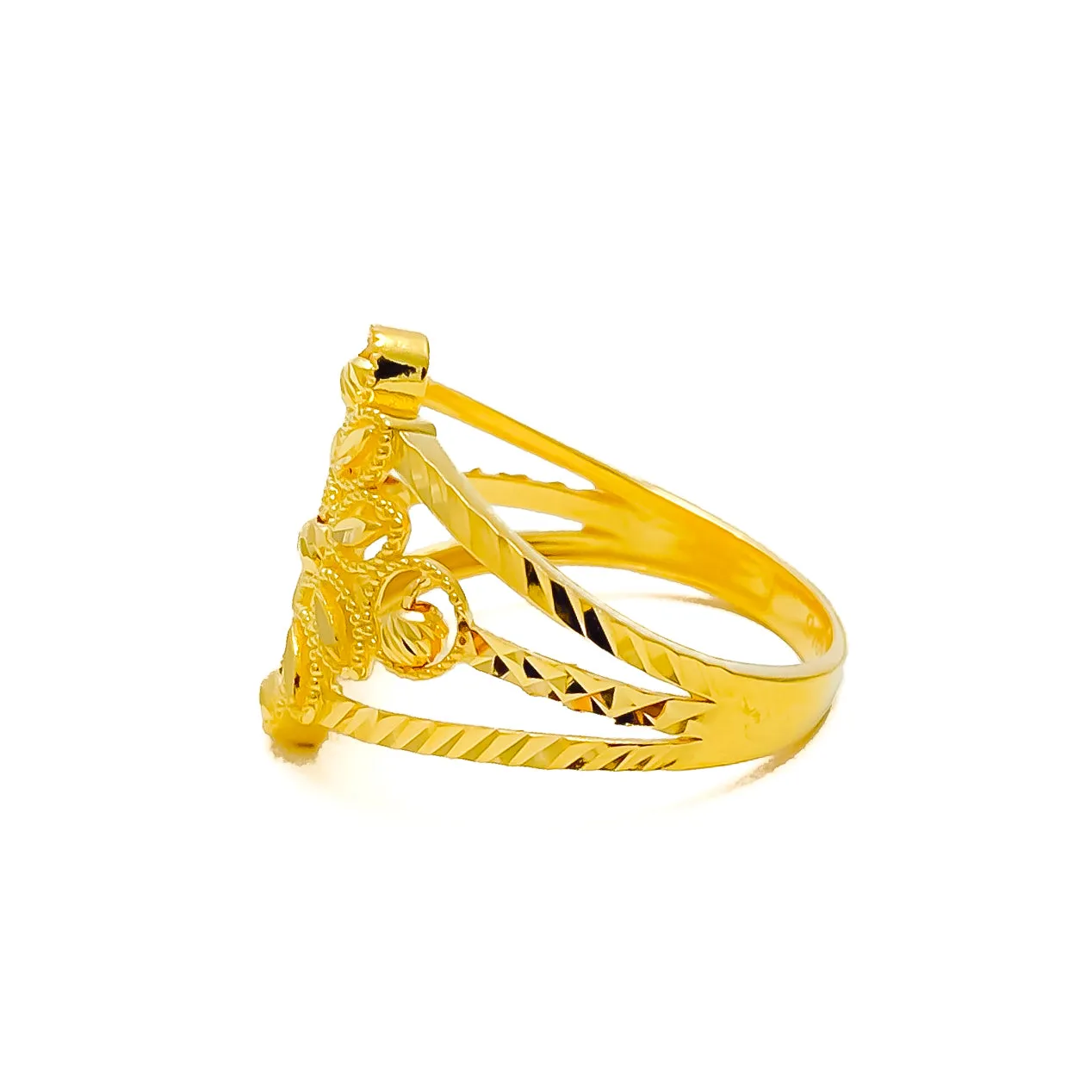 Stylish Everyday 22k Gold Ring