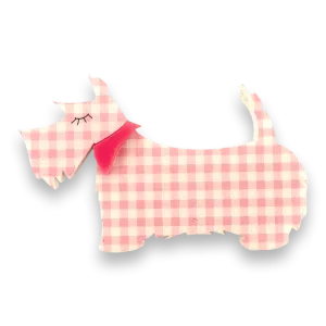 Sugar the Scotty dog  🌸 - brooch - Set of 4
