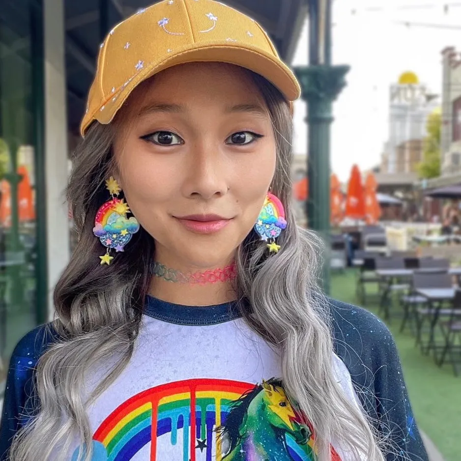 Sun Rainbow  ☀️ 🌈 - earrings