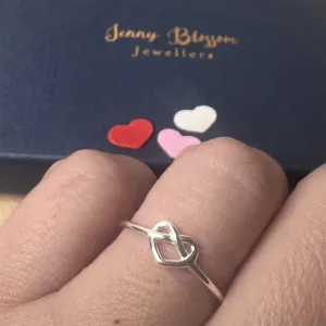Teen Heart Knot Ring